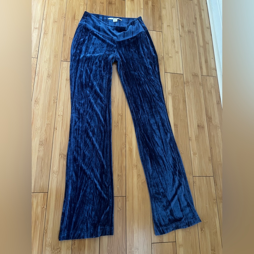 Blue Velvet Pants- XXS